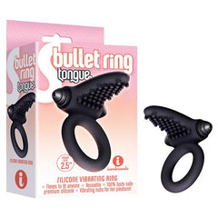 The 9's S-bullet Ring - Tongue - Black