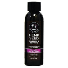 Hemp Seed Massage & Body Oil Skinny Dip (Vanilla & Faiy Floss) Scented - 59 ml Bottle