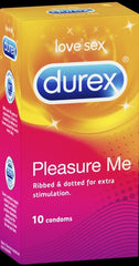 Pleasure Me Condoms 10 Pack Durex Condoms