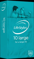 Lifestyle X10 Large Condoms