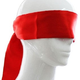 Red Color Silky Mask