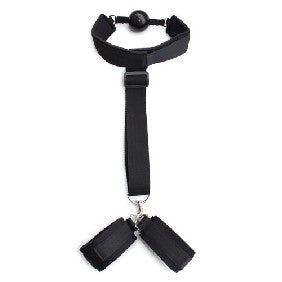 Wrist-to-ball Gag Back Position Restraint